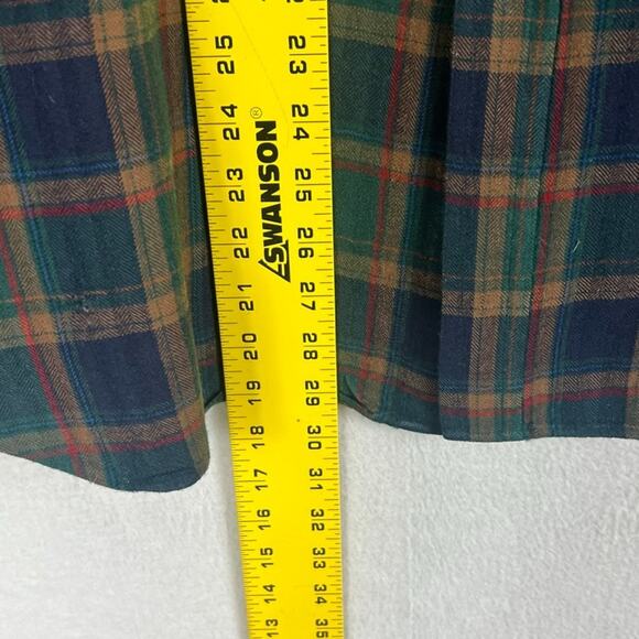 Sir Pendleton Wool Button Up Shirt Size 2XL Long Sleeve Green Plaid - Picture 4 of 6